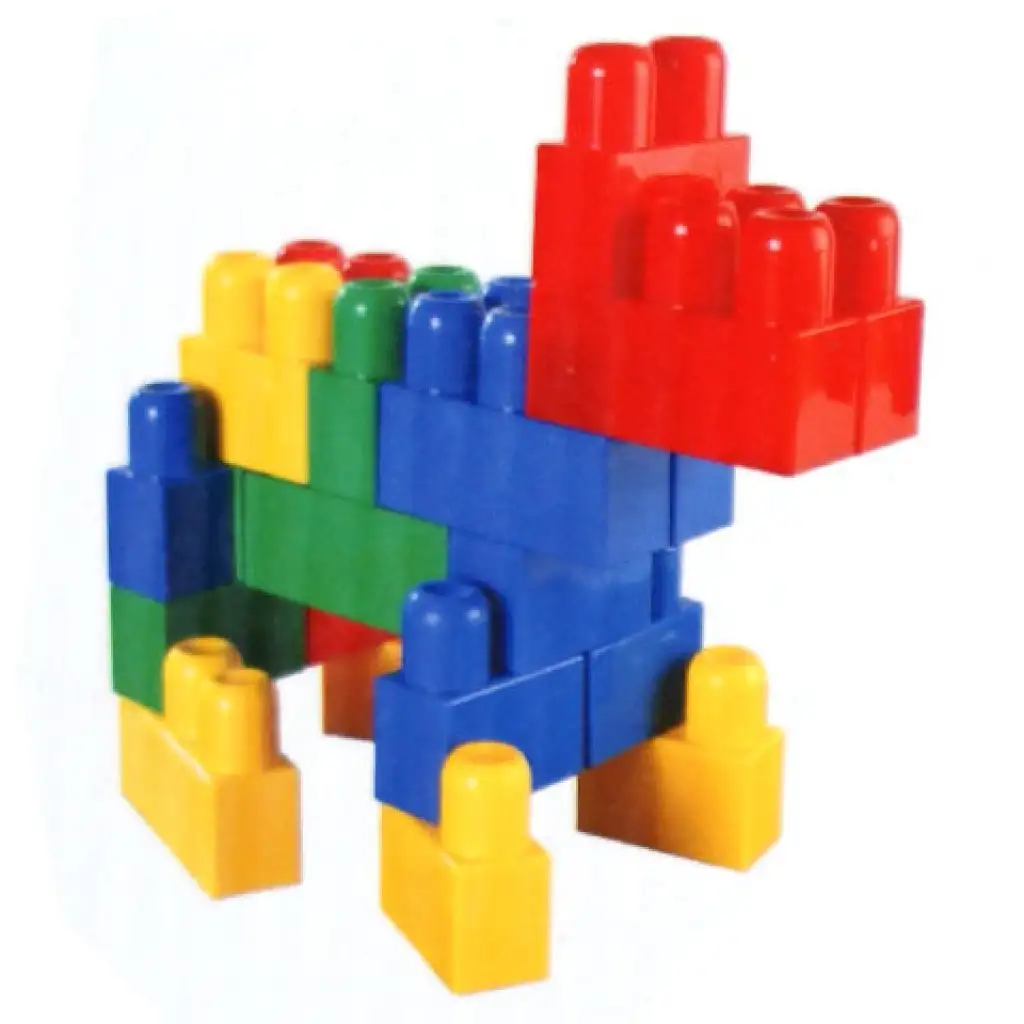 Maxi Blocks Bauklötze mit Dumper - D-Toys Bild 2