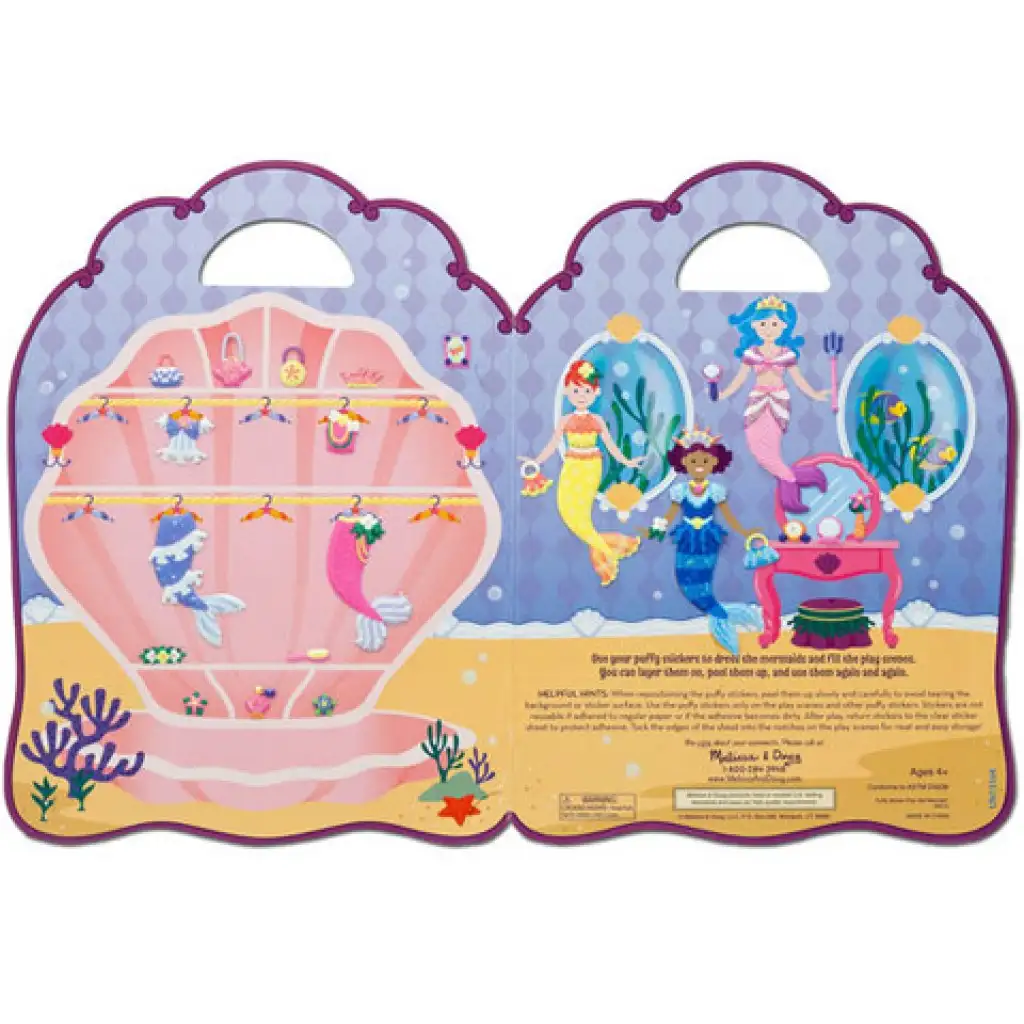 Meerjungfrau Puffer Aufkleber Set - Melissa & Doug Bild 2