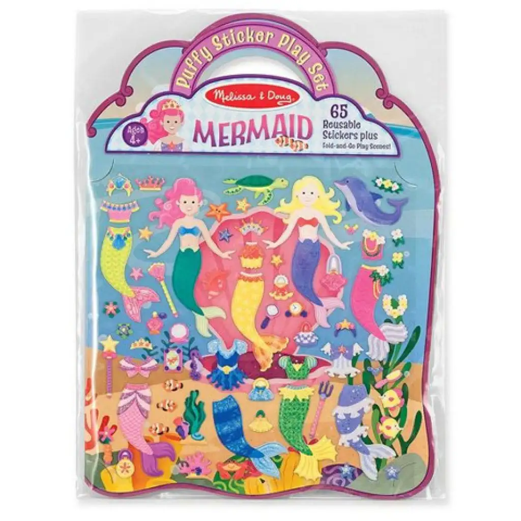 Meerjungfrau Puffer Aufkleber Set - Melissa & Doug Bild 1