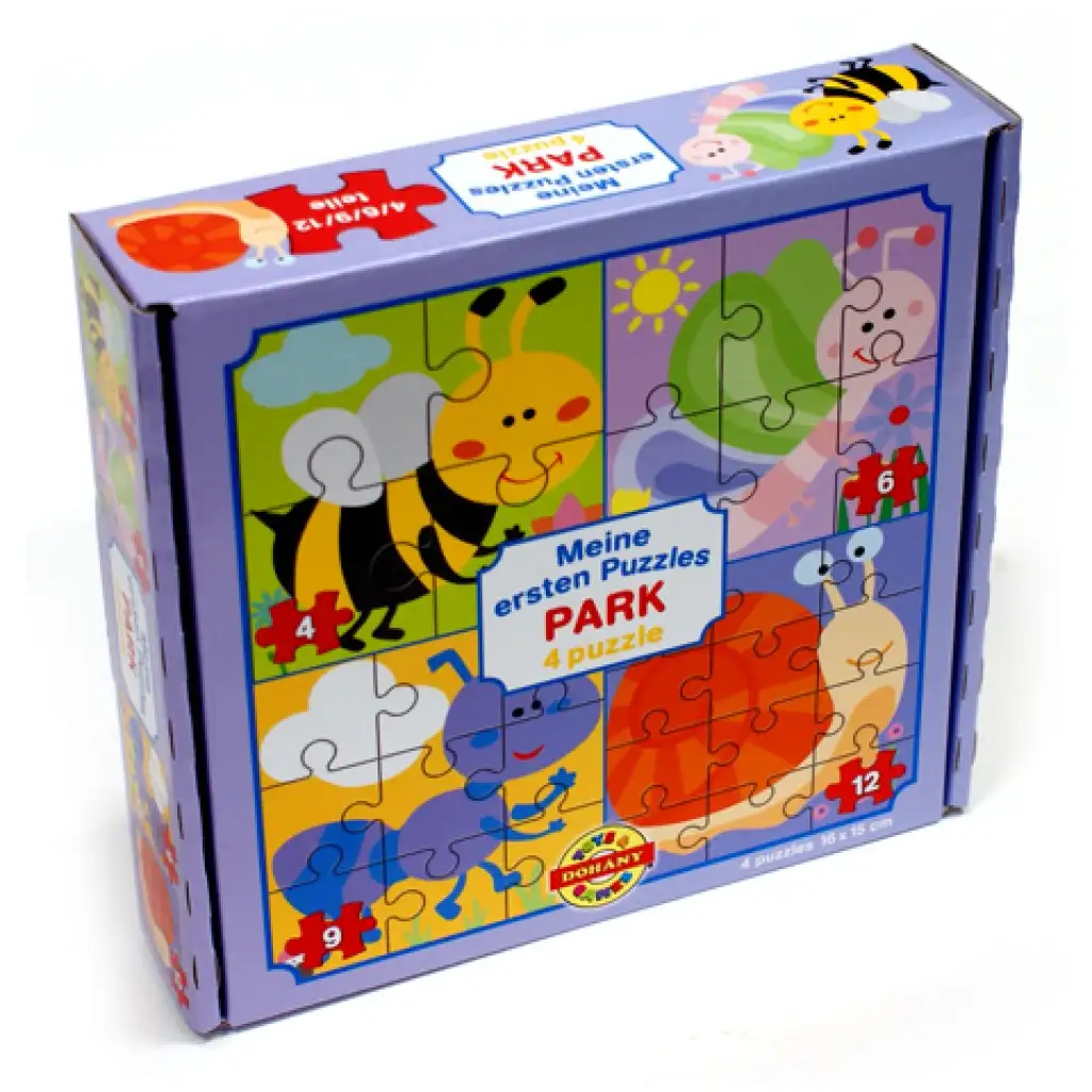 Mein erstes Puzzle: Gartenkleinigkeiten 4 in 1 Baby-Puzzle Bild 1