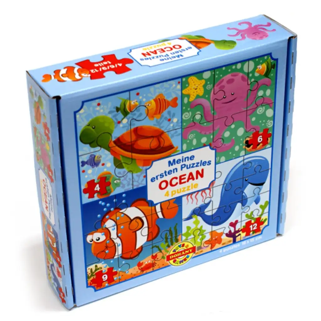 Mein erstes Puzzle: Ozean 4 in 1 Baby Puzzle Bild 1