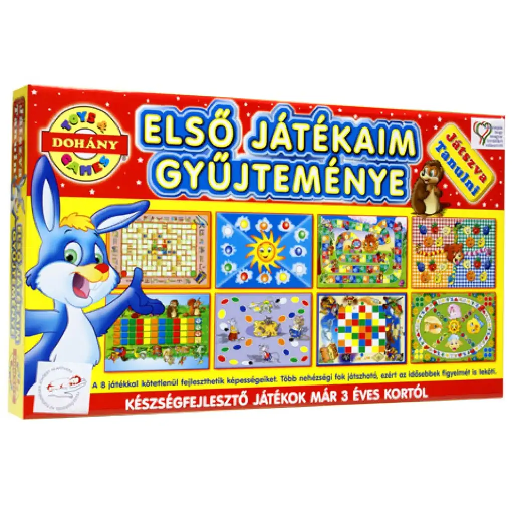 Meine ersten Spiele Sammlung von Fähigkeiten entwickelnden Gesellschaftsspielen - D-Toys Bild 1