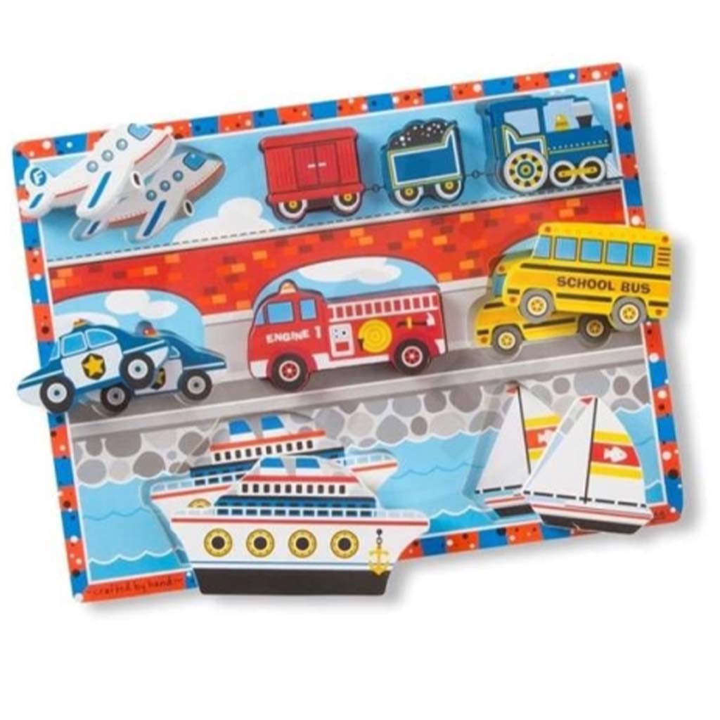 Melissa&Doug: Fahrzeugpuzzle - Spin Master Bild 1