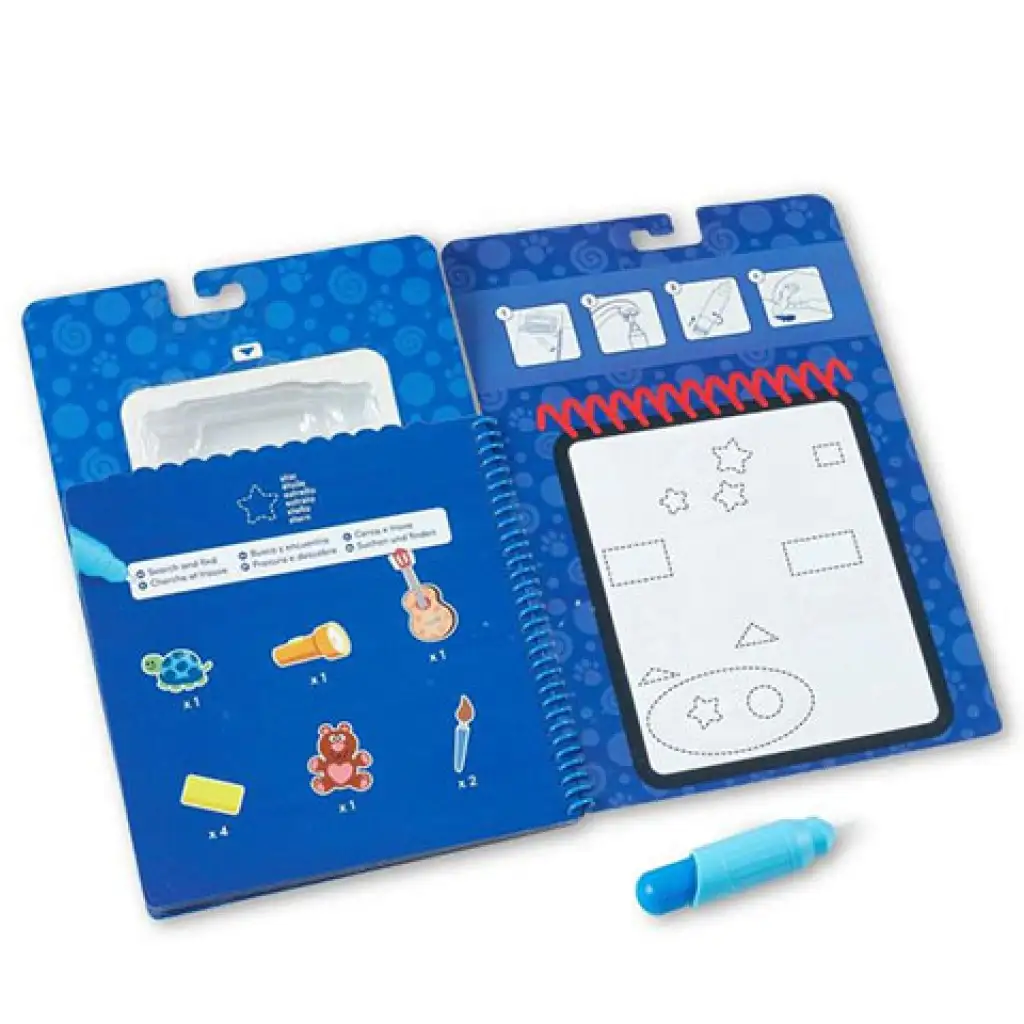 Melissa & Doug: Kreatives Spiel mit Wasser zum Zeichnen von blauen Formen Bild 2