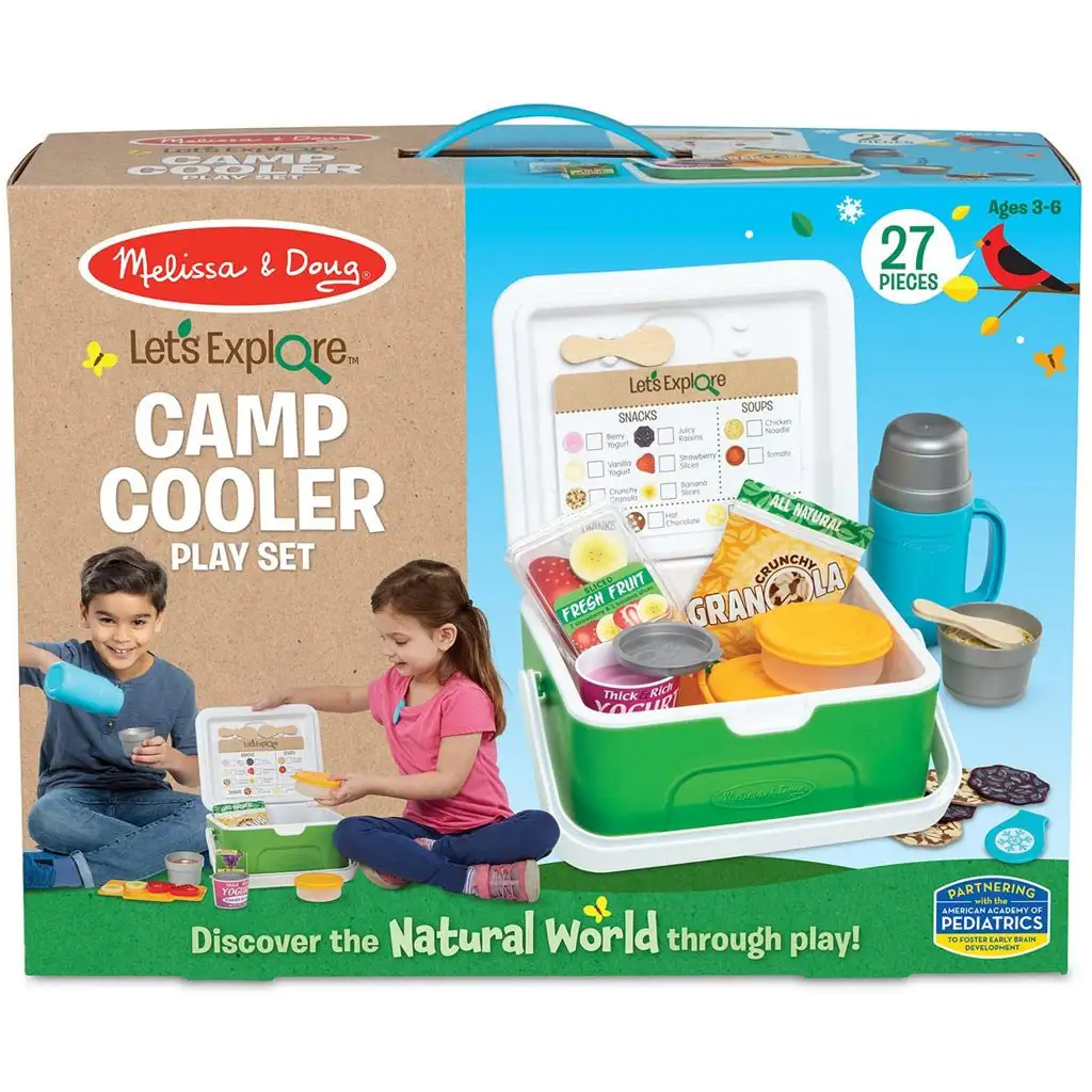 Melissa & Doug: Kühltasche mit Lebensmitteln und Zubehör Spielset Bild 1