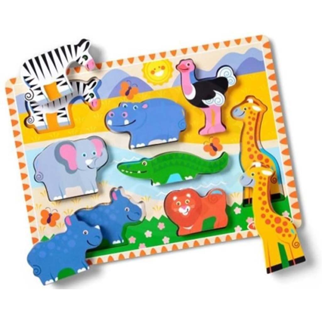 Melissa&Doug: Tierpuzzle - Safari - Spin Master Bild 1