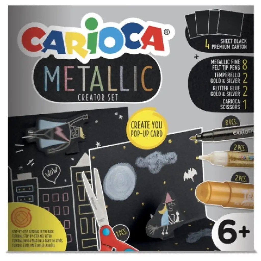 Metallic 17-teiliges Kreativ-Set - Carioca Bild 1