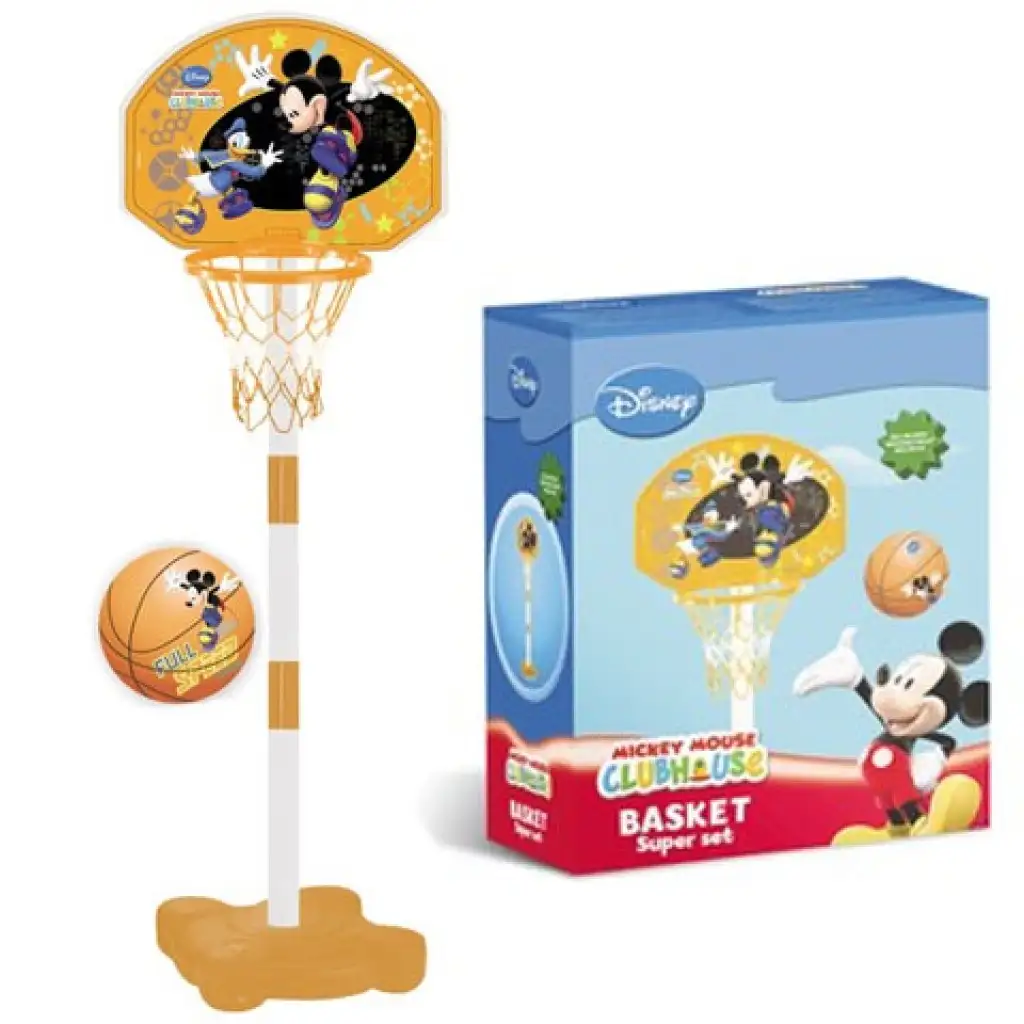 Mickey Maus Basketballkorb und Ball - Mondo Toys Bild 1
