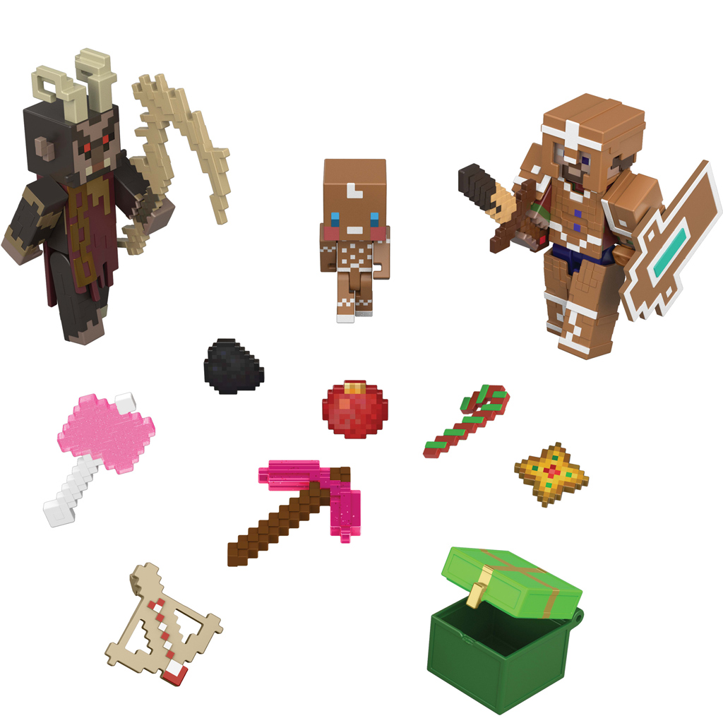 Minecraft Adventskalender mit 24 Überraschungen – Mattel Bild 2