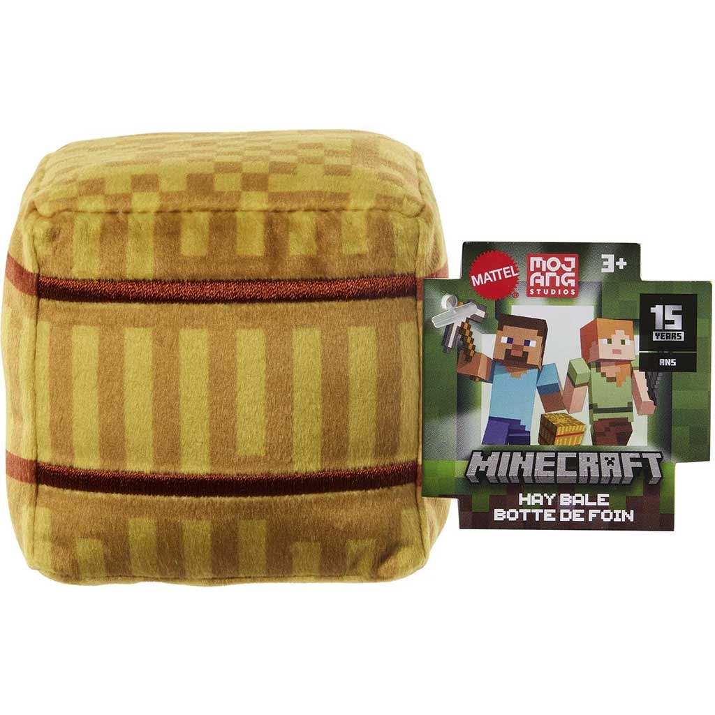 Minecraft Blocks Plüschfigur - Heuballenfigur - Mattel Bild 1