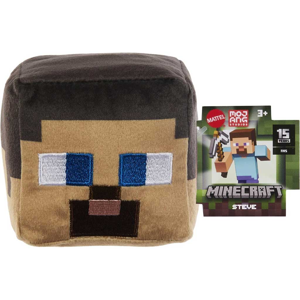 Minecraft Blocks Plüschfigur - Steve Figur - Mattel Bild 1