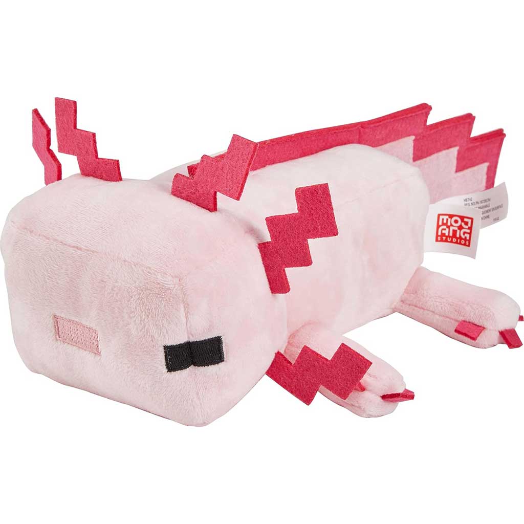 Minecraft: Plüsch-Axolotl-Charakterfigur - Mattel Bild 1