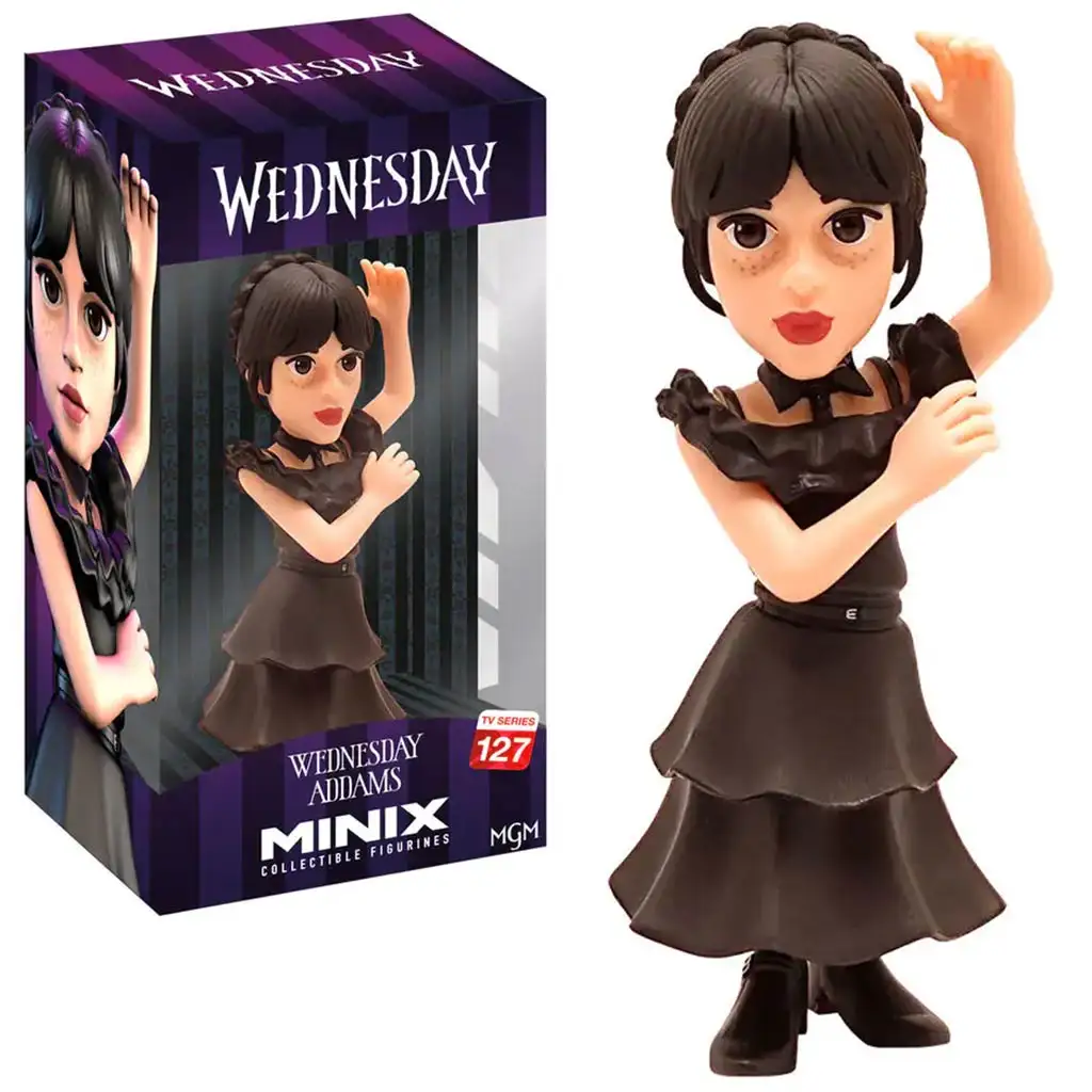 MINIX - Wednesday Adams Premium Charakterfigur im Ballkleid 12cm Bild 1