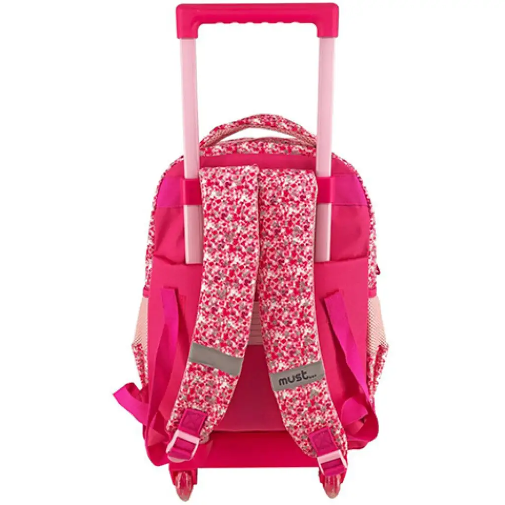 Minnie Maus dreifächeriger, rollender Schulranzen, Rucksack Bild 2