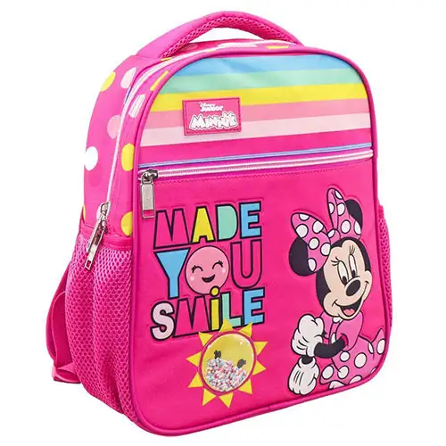 Minnie Maus rosa Kindergarten Rucksack 27x10x31cm Bild 1