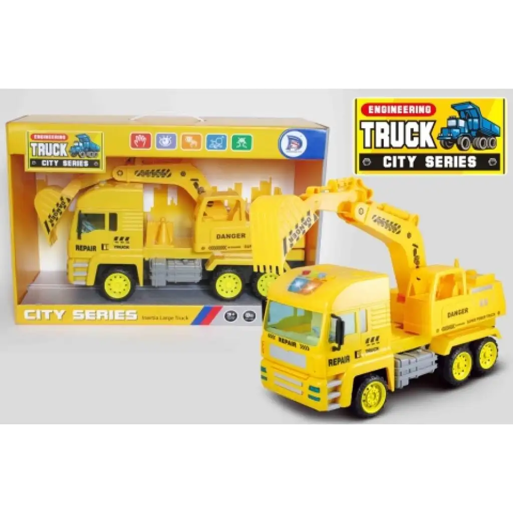Modell eines Bagger-LKWs mit Licht, 37 cm Bild 1