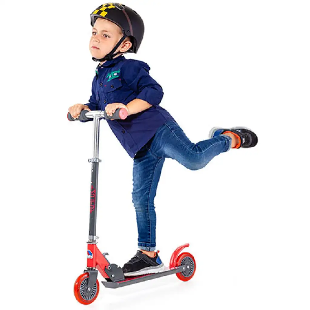 Molto: City Scooter Roller in roter Farbe Bild 4