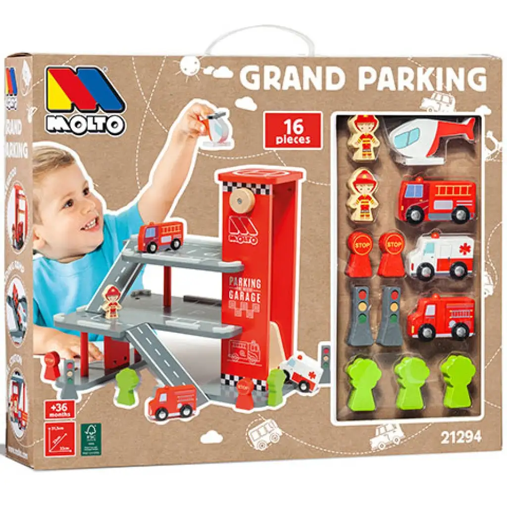 Molto: Nature Grand Parking Parkhaus Spielset Bild 1
