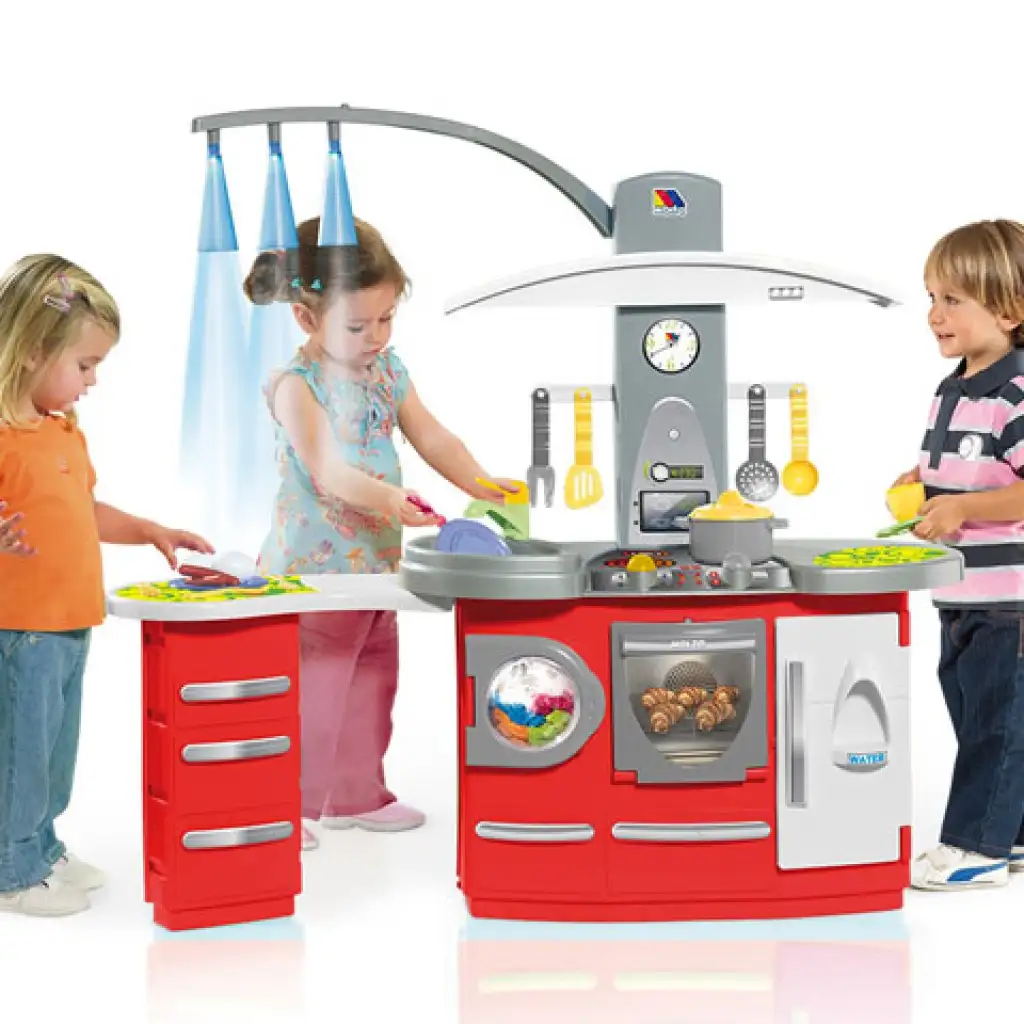 Molto: Spielküche mit Licht und Zubehör 118x34,5x110cm Bild 1