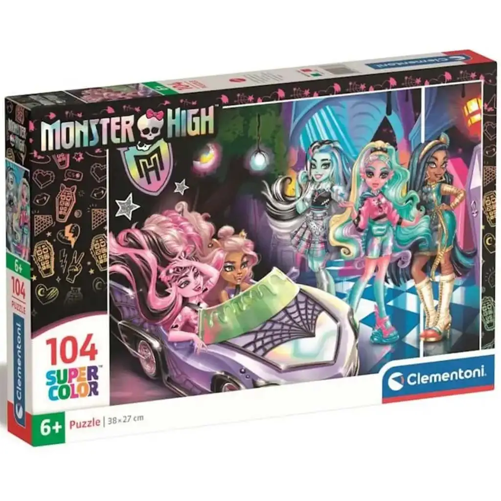 Monster High 2 104-teiliges Supercolor Puzzle - Clementoni Bild 1