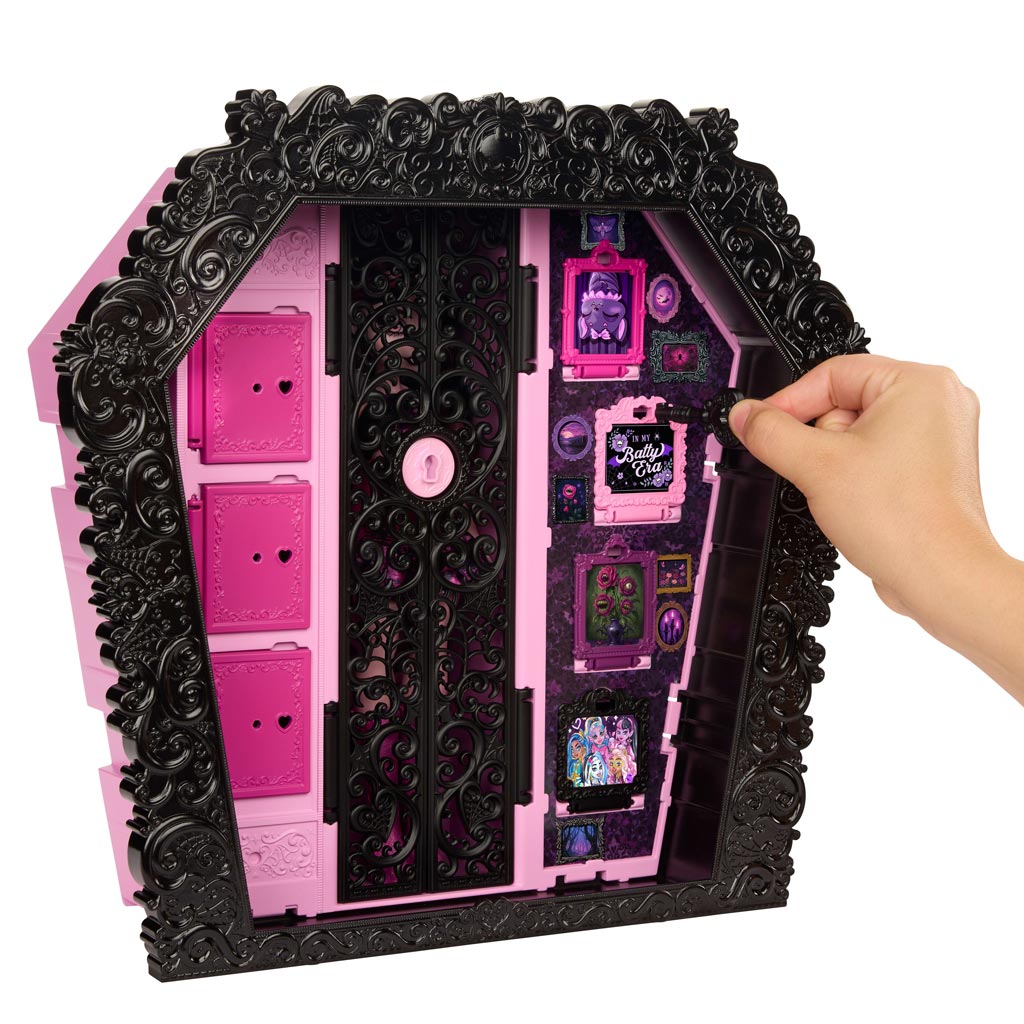 Monster High Gruselige Mode Ankleidezimmer mit Draculaura Puppe - Mattel Bild 4