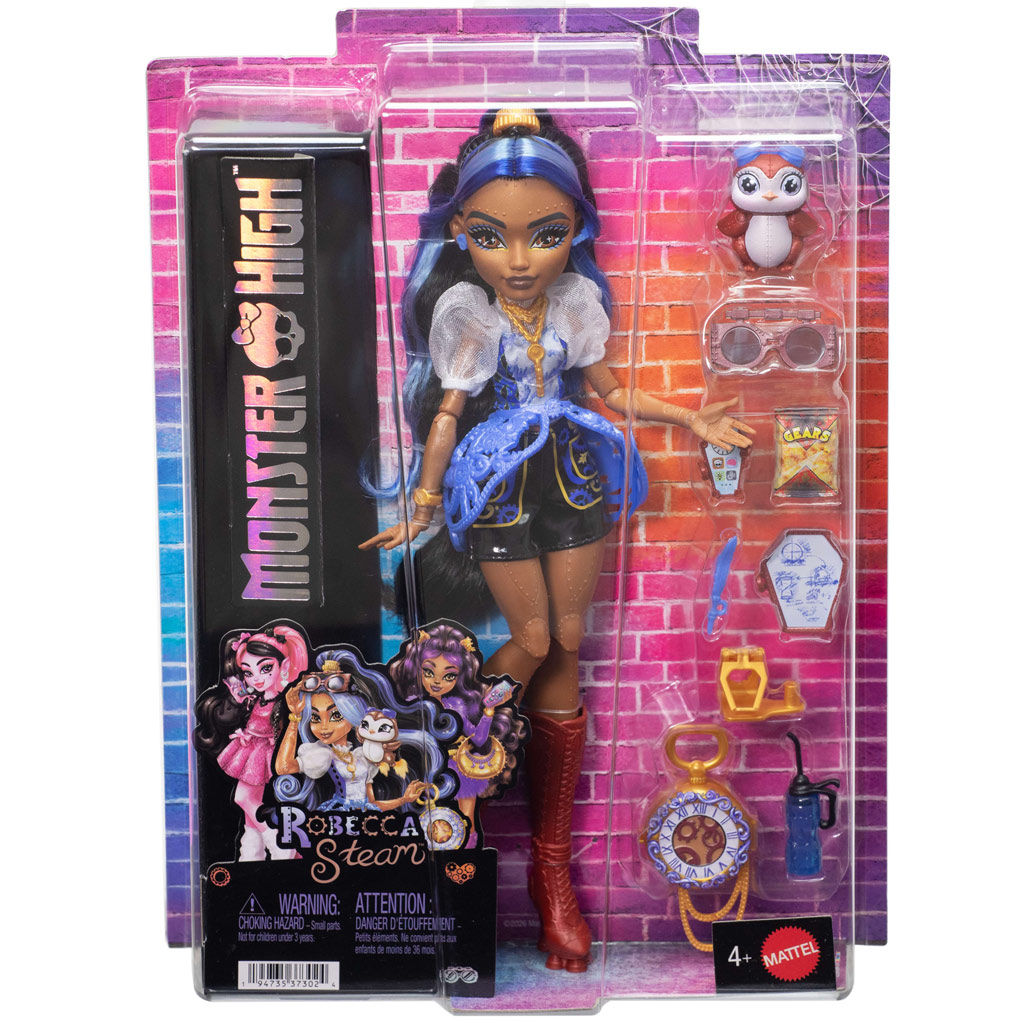 Monster High: Robecca Steam Puppe mit Zubehör - Mattel Bild 1
