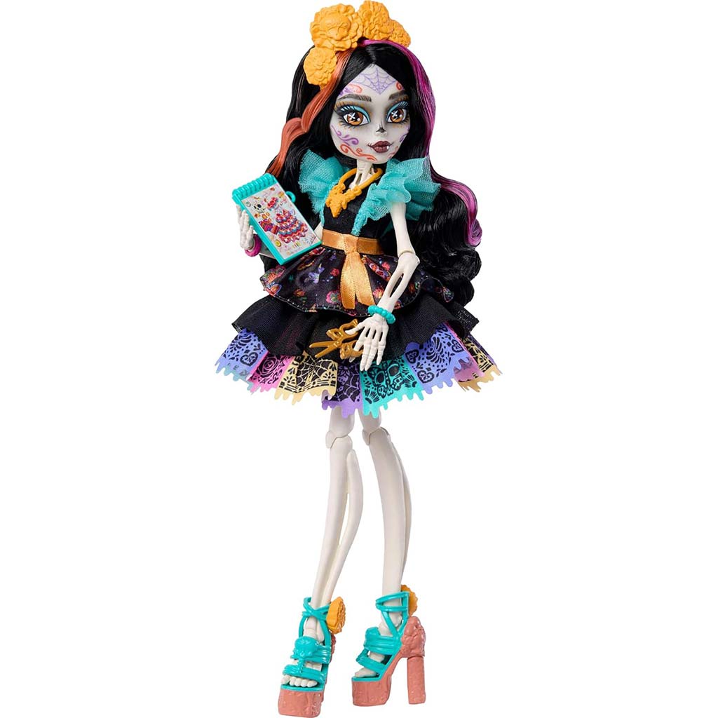 Monster High Skelita Calaveras Puppe mit Zubehör - Mattel Bild 3