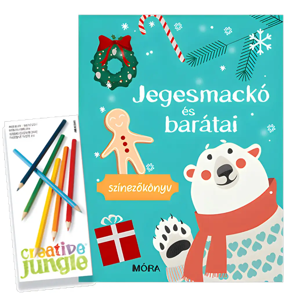 Móra: Eisbär und seine Freunde Malbuch mit Buntstiften Bild 1