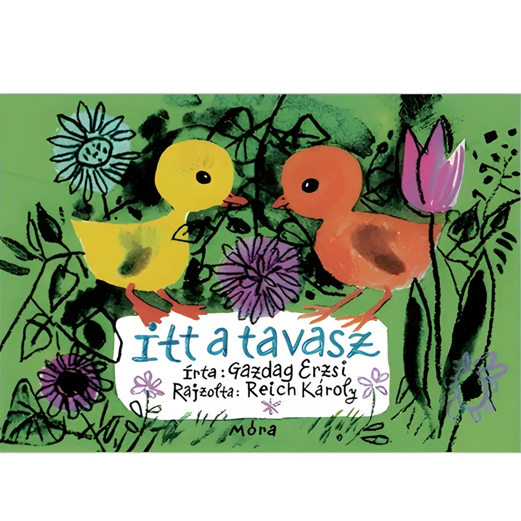 Móra: Hier ist der Frühling, ein gereimtes Blätterbuch Bild 1