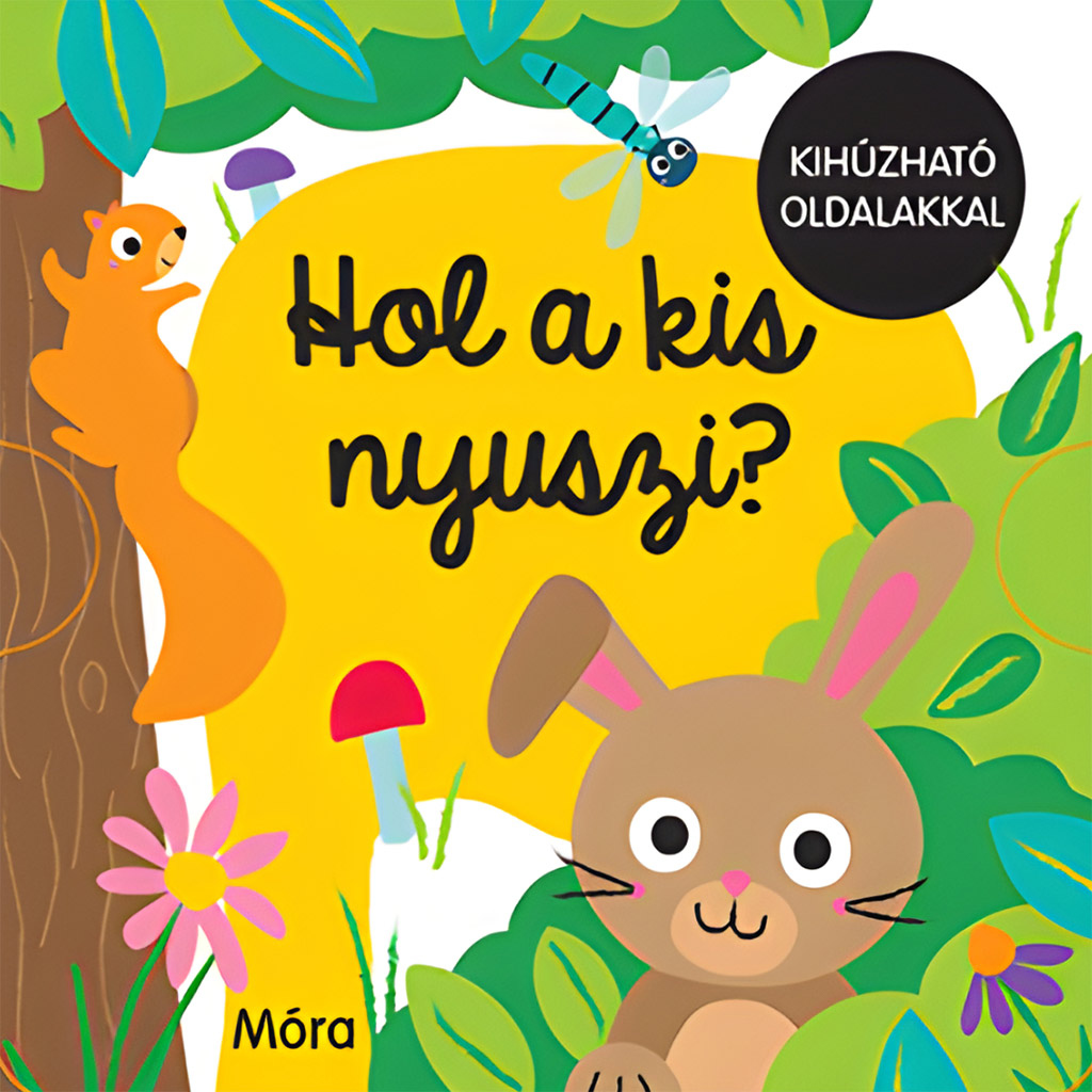 Móra: Wo ist das kleine Kaninchen? Bilderbuch mit herausziehbaren Seiten Bild 1