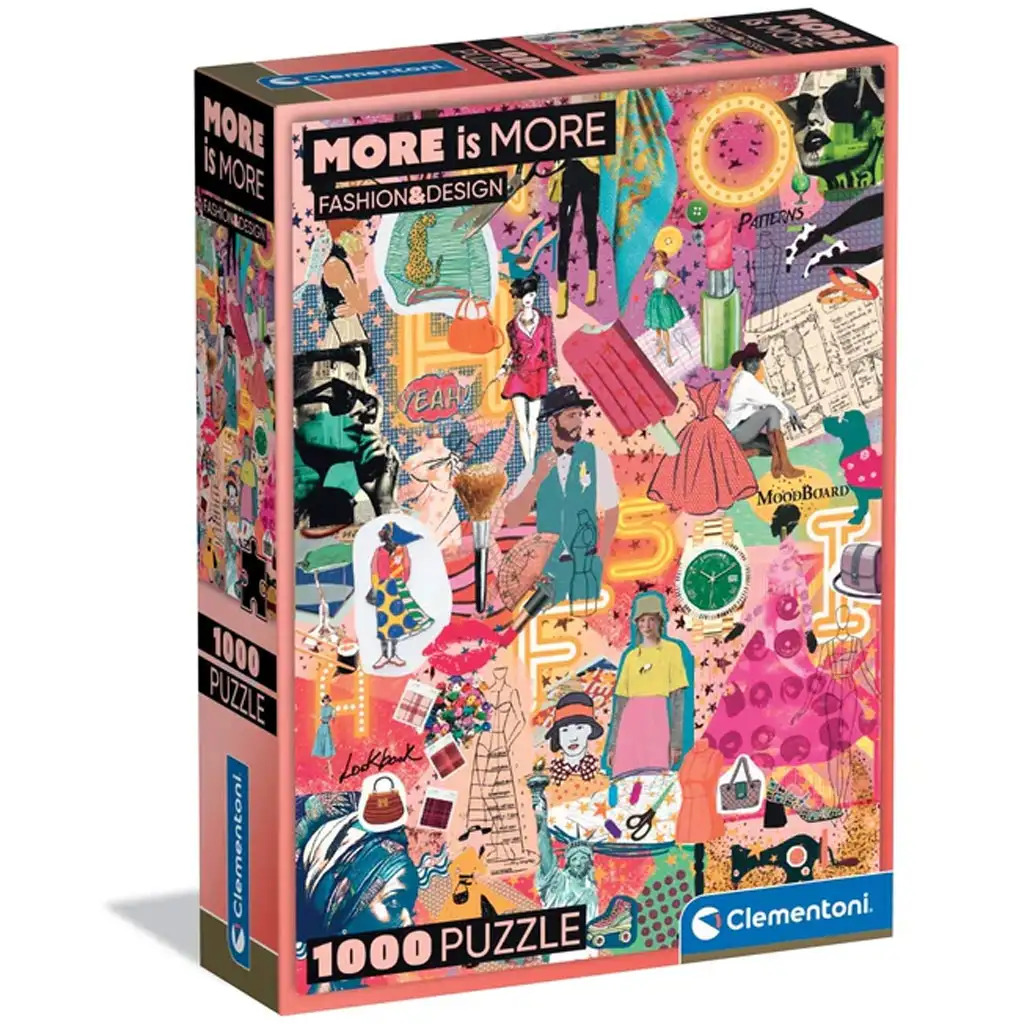 More is More: Mode und Design HQC 1000-teiliges Puzzle - Clementoni Bild 1