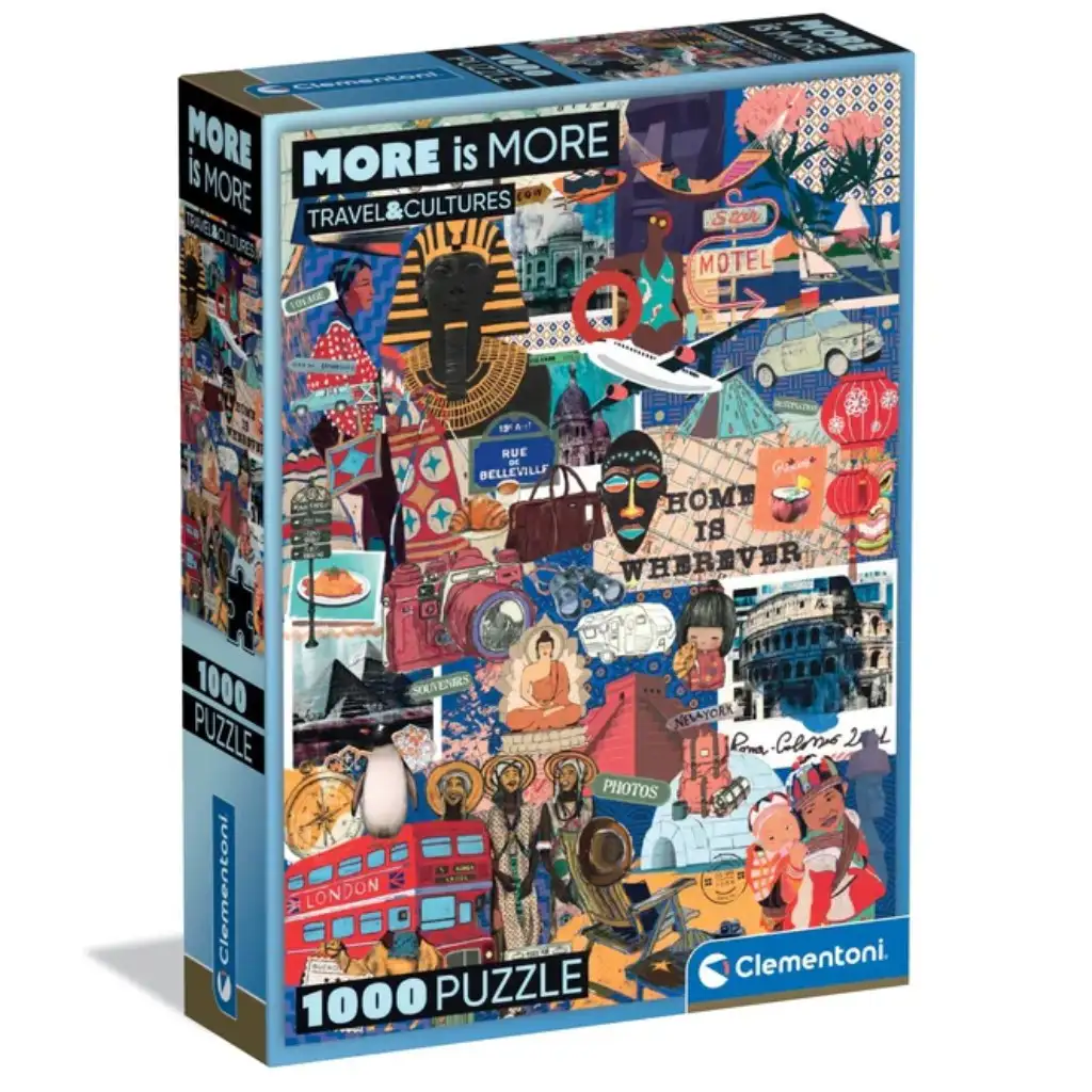 More is More: Reise und Kultur 1000-teiliges Puzzle - Clementoni Bild 1