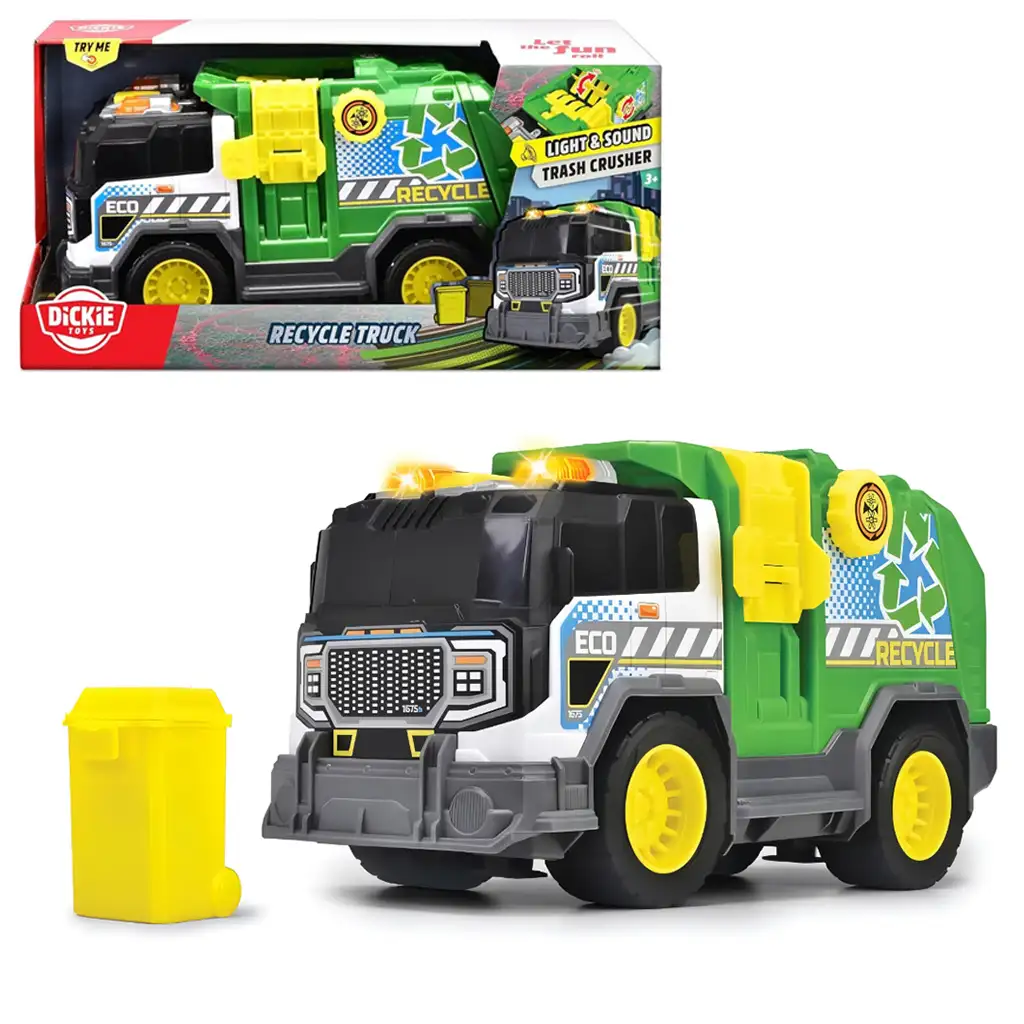 Müllwagen mit Licht- und Soundeffekten 30cm - Dickie Toys Bild 1