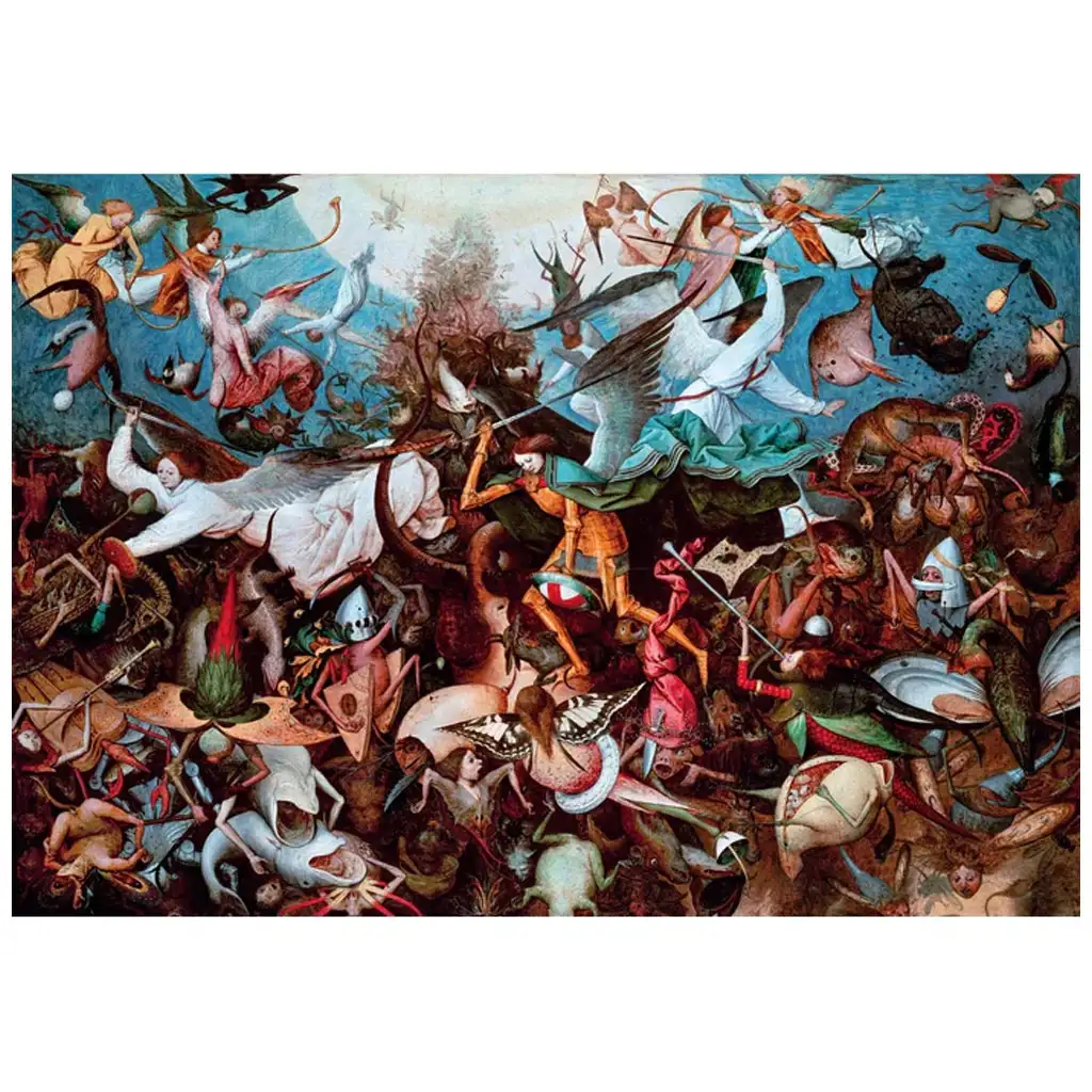 Museum Collection: Bruegel - Der Sturz der rebellischen Engel 1000-teiliges Puzzle mit Poster - Clementoni Bild 2