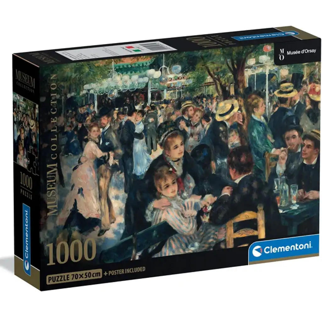 Museum Collection: Renoir - Ball im Moulin de la Galette 1000-teiliges Puzzle mit Poster - Clementoni Bild 1