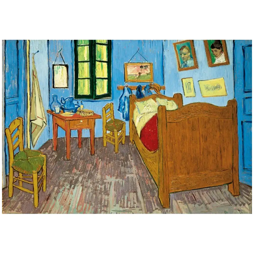Museum Collection: Van Gogh - Van Goghs Zimmer in Arles 1000-teiliges Puzzle mit Poster - Clementoni Bild 2