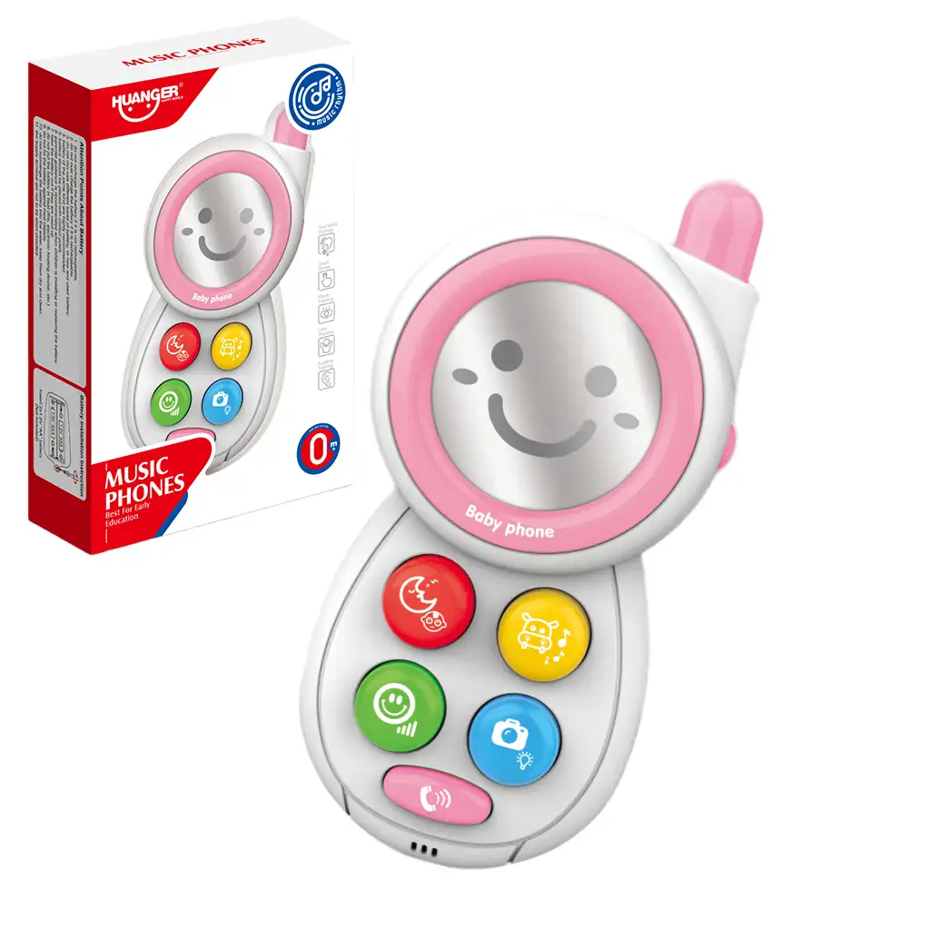 Music World: Rosa Babytelefon mit Licht und Ton Bild 1