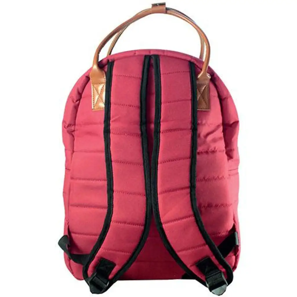 Muss: Roter, abgerundeter Schulranzen, Rucksack 40x30x12cm Bild 2