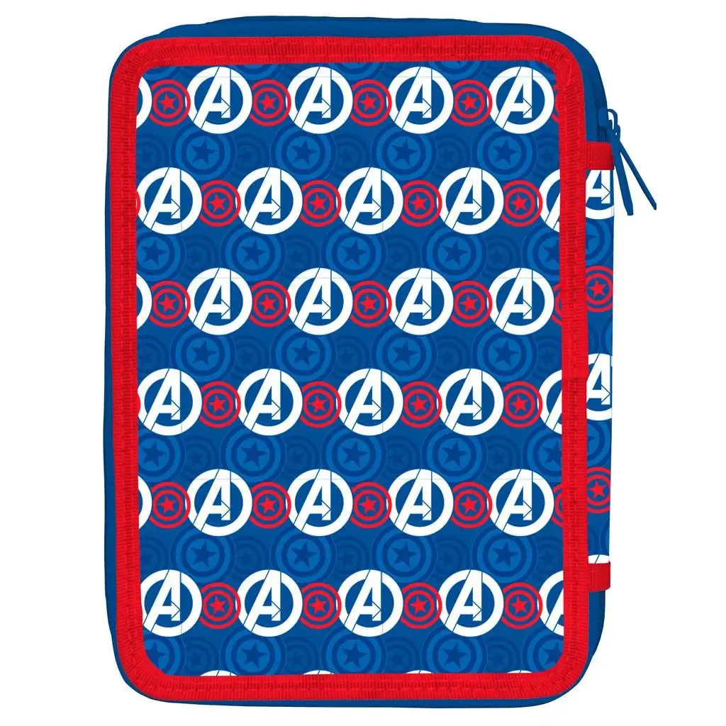 Must: Die Rächer - Captain America zweistöckiges gefülltes Federmäppchen 15x21x5cm Bild 2