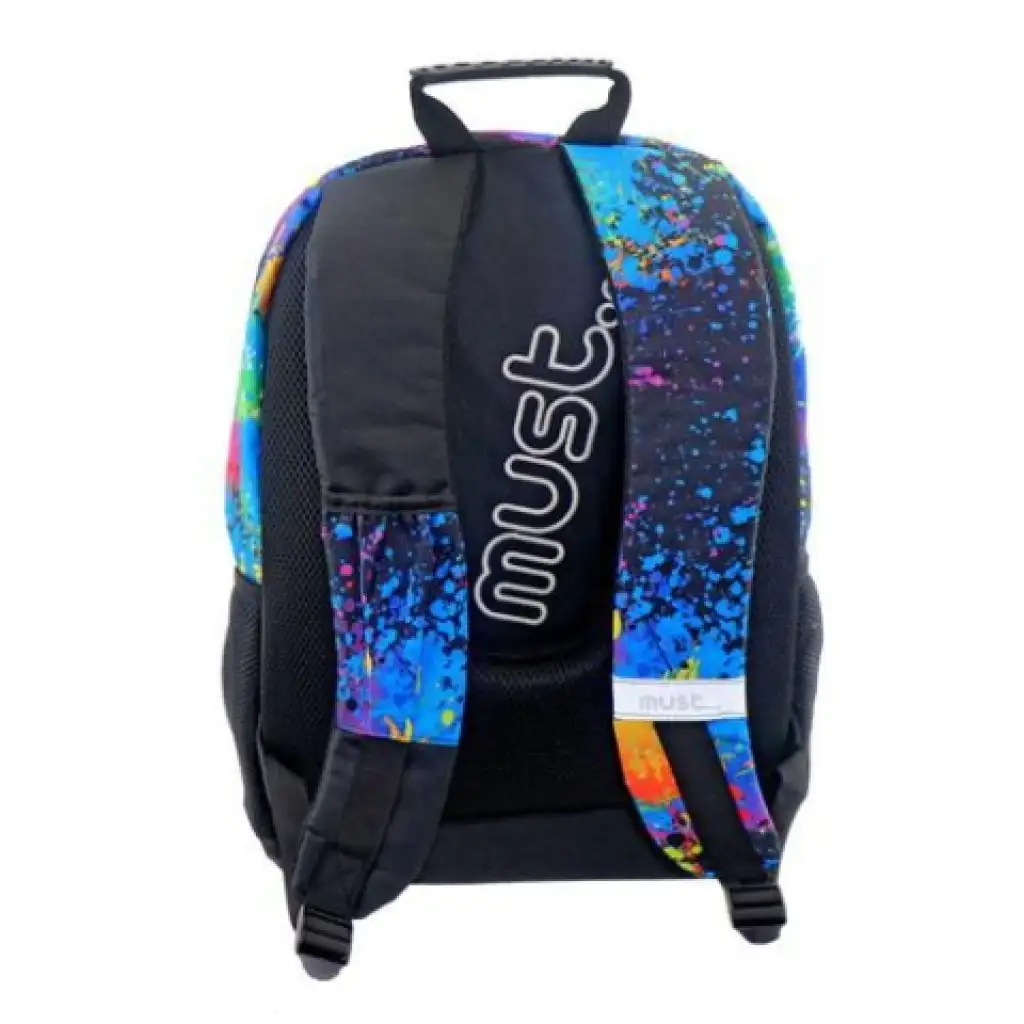 Must Color Splash Schultasche Rucksack 45x33x16cm Bild 2