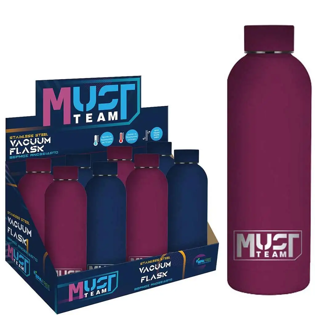 Must: Edelstahl Thermoskanne Trinkflasche in zwei Varianten 500ml Bild 1
