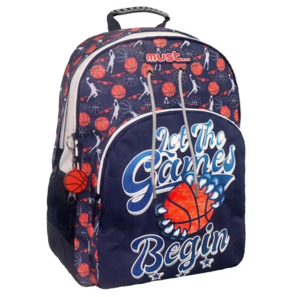 Must Energy: Lass die Spiele beginnen ergonomischer Schulrucksack Bild 1