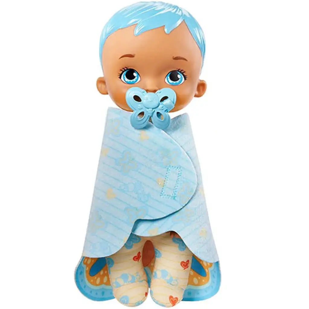 My Garden Baby: Süßes Baby kuscheliges blaues Schmetterlingsbaby 23cm - Mattel Bild 3