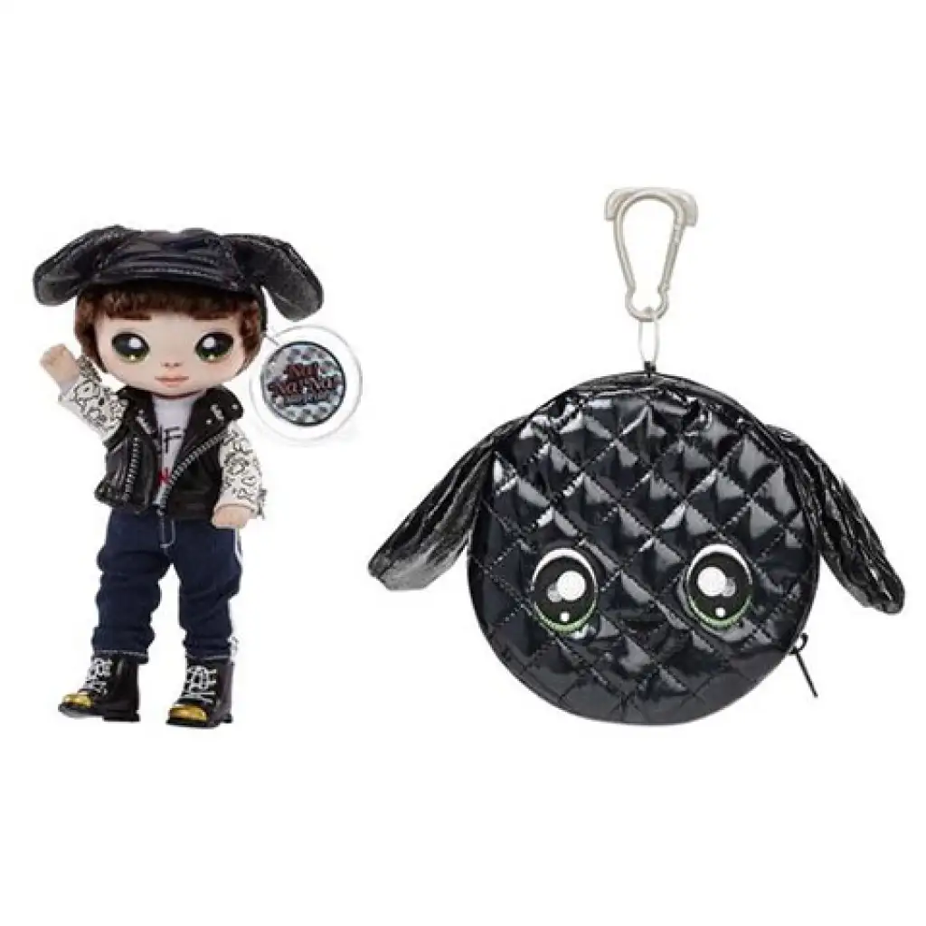 Na! Na! Na! Surprise: 2-in-1 Glam Metallic Überraschung Modepuppe mit Geldbörse - Maxwell Dane Bild 2