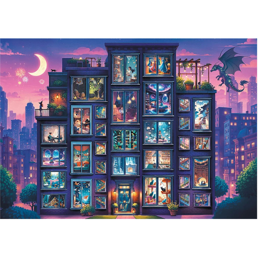 Nacht voller Geschichten Premium Plus 1000-teiliges Puzzle - Trefl Bild 2