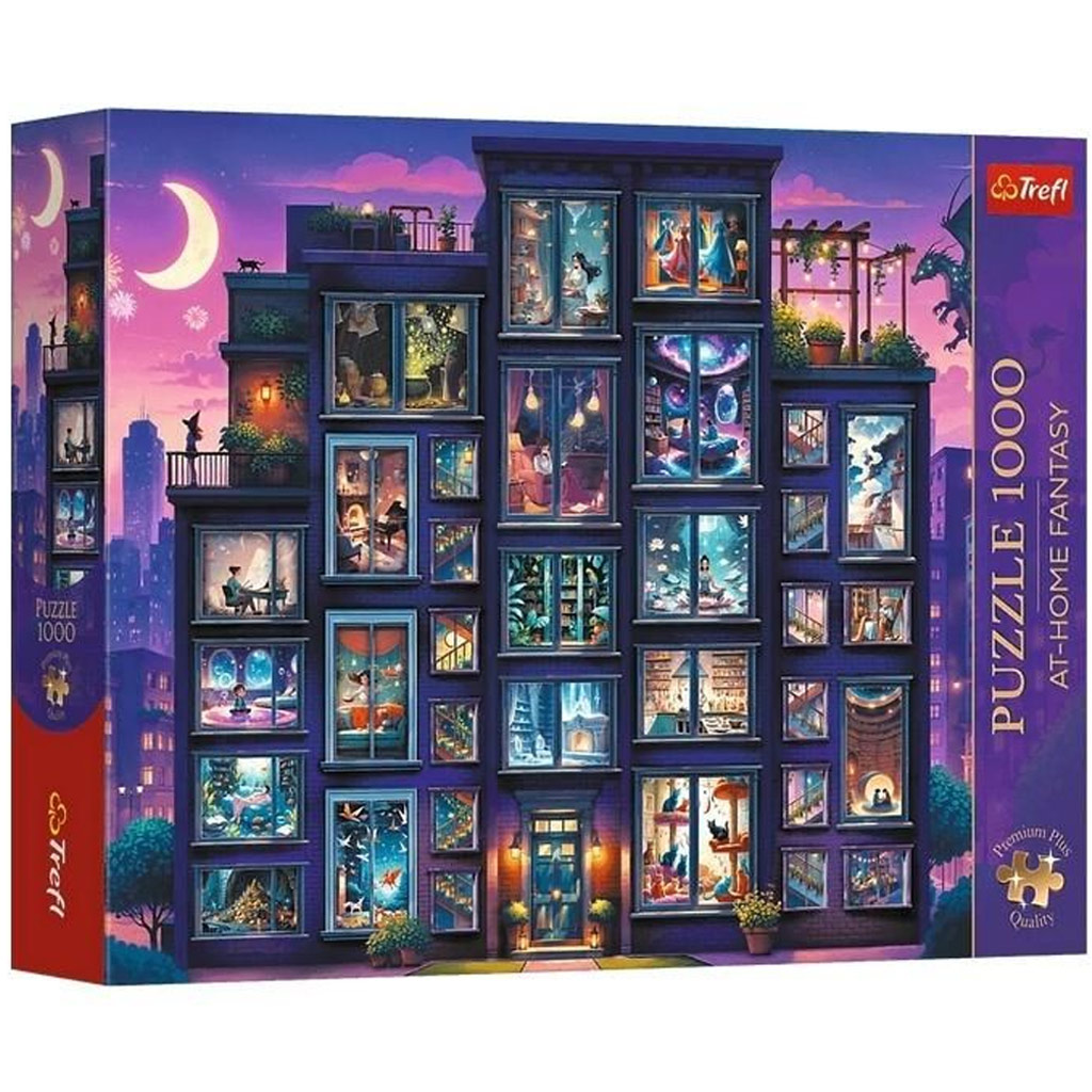 Nacht voller Geschichten Premium Plus 1000-teiliges Puzzle - Trefl Bild 1