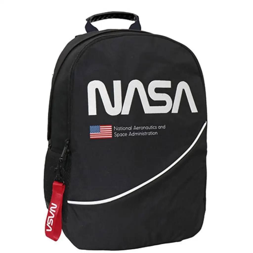 NASA 2-Fächer-Schulranzen, Rucksack 33x16x45cm Bild 1