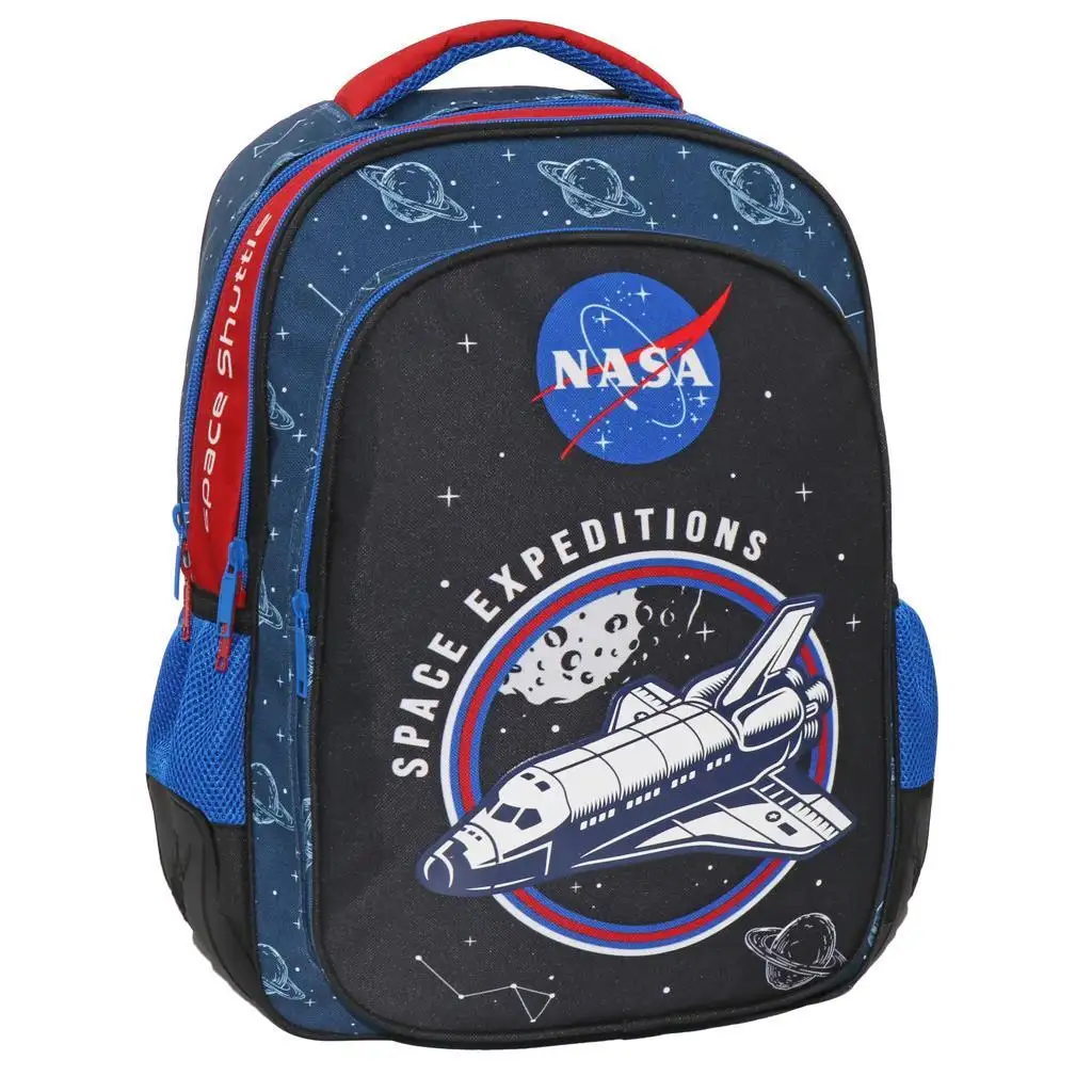 NASA Space Expeditions dreiteiliger Schulranzen, Rucksack 33x18x43cm Bild 1