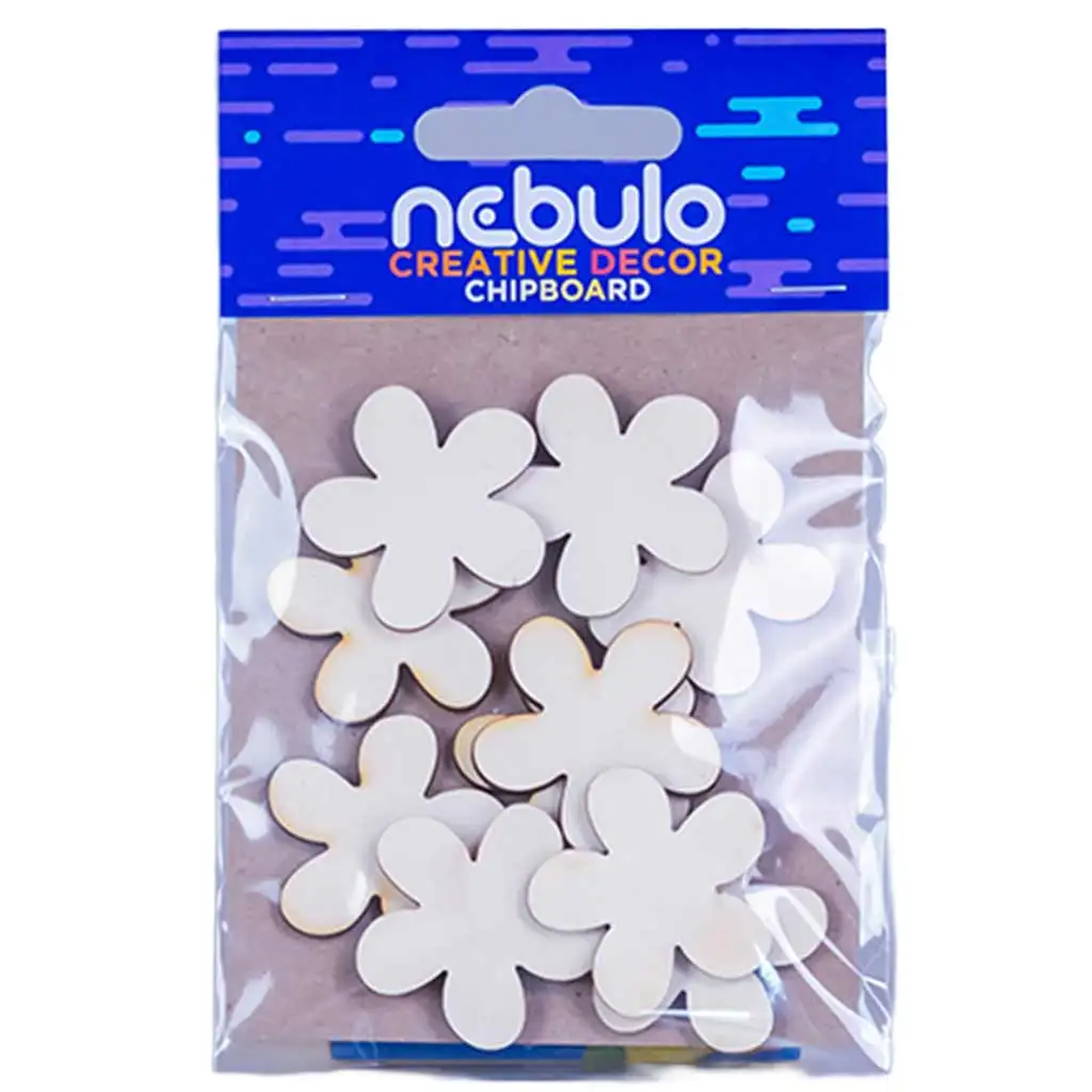 Nebulo: Mini-Blumen Kartondekoration 10er-Set Bild 1