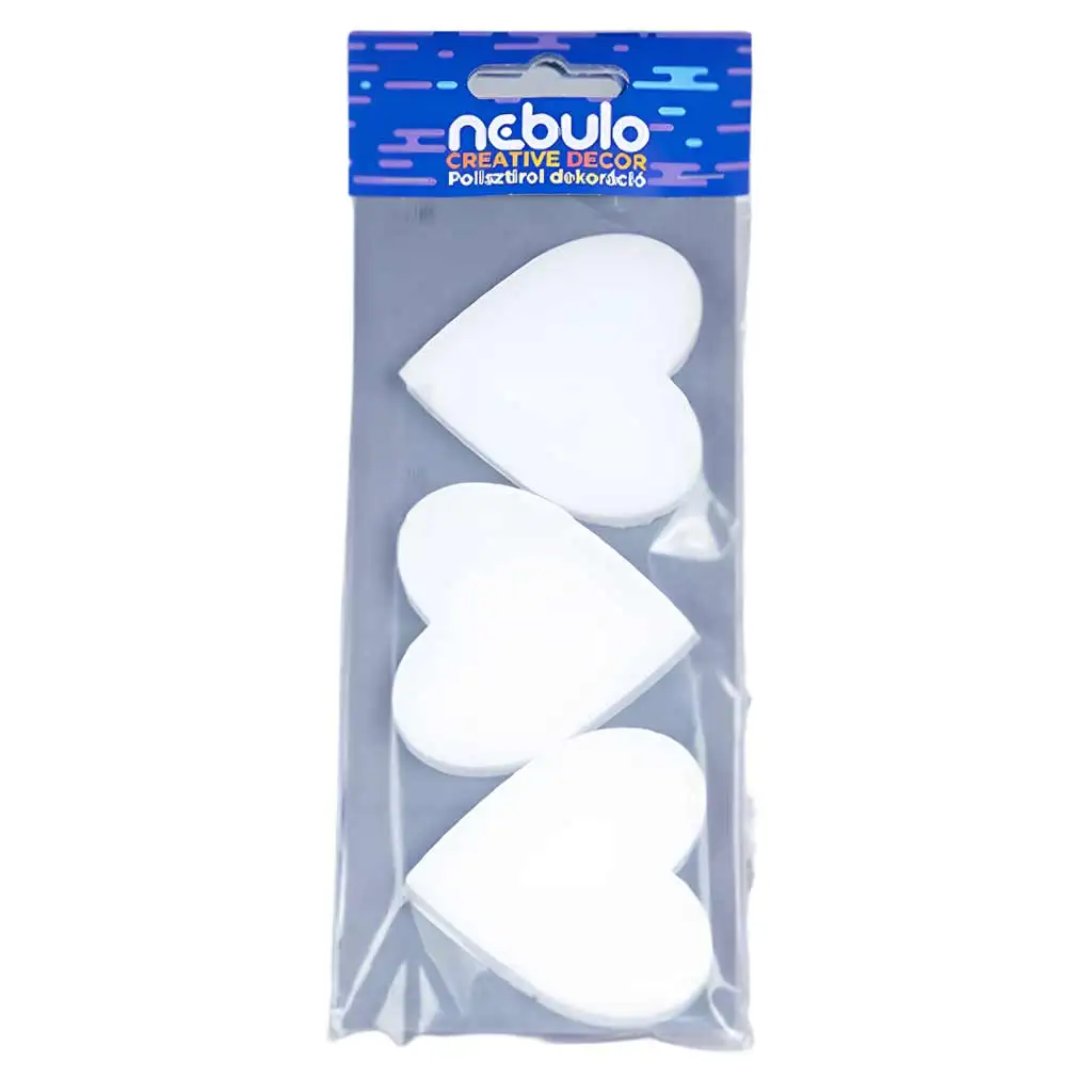 Nebulo: Polystyrol-Herzdekoration 3er-Set Bild 1
